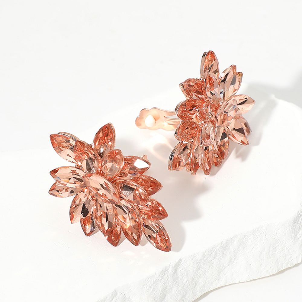 Peach Hombre Clip On Earrings