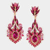 Fuchsia Chandelier Earrings