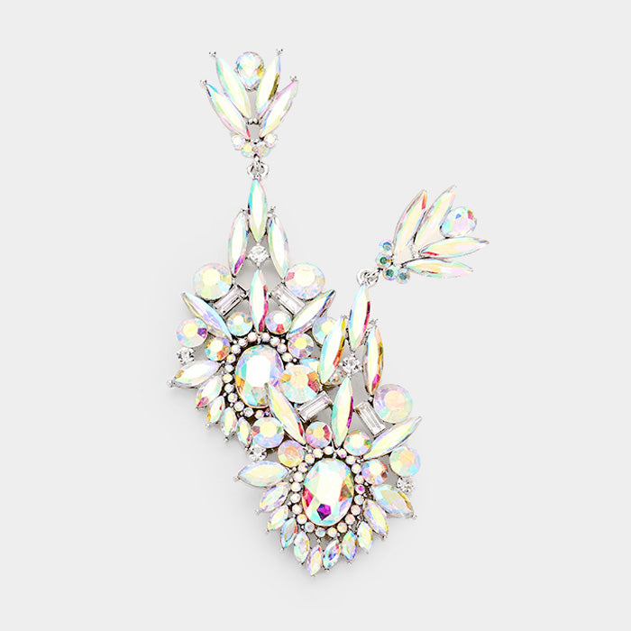 AB Crystal Chandelier Earrings 