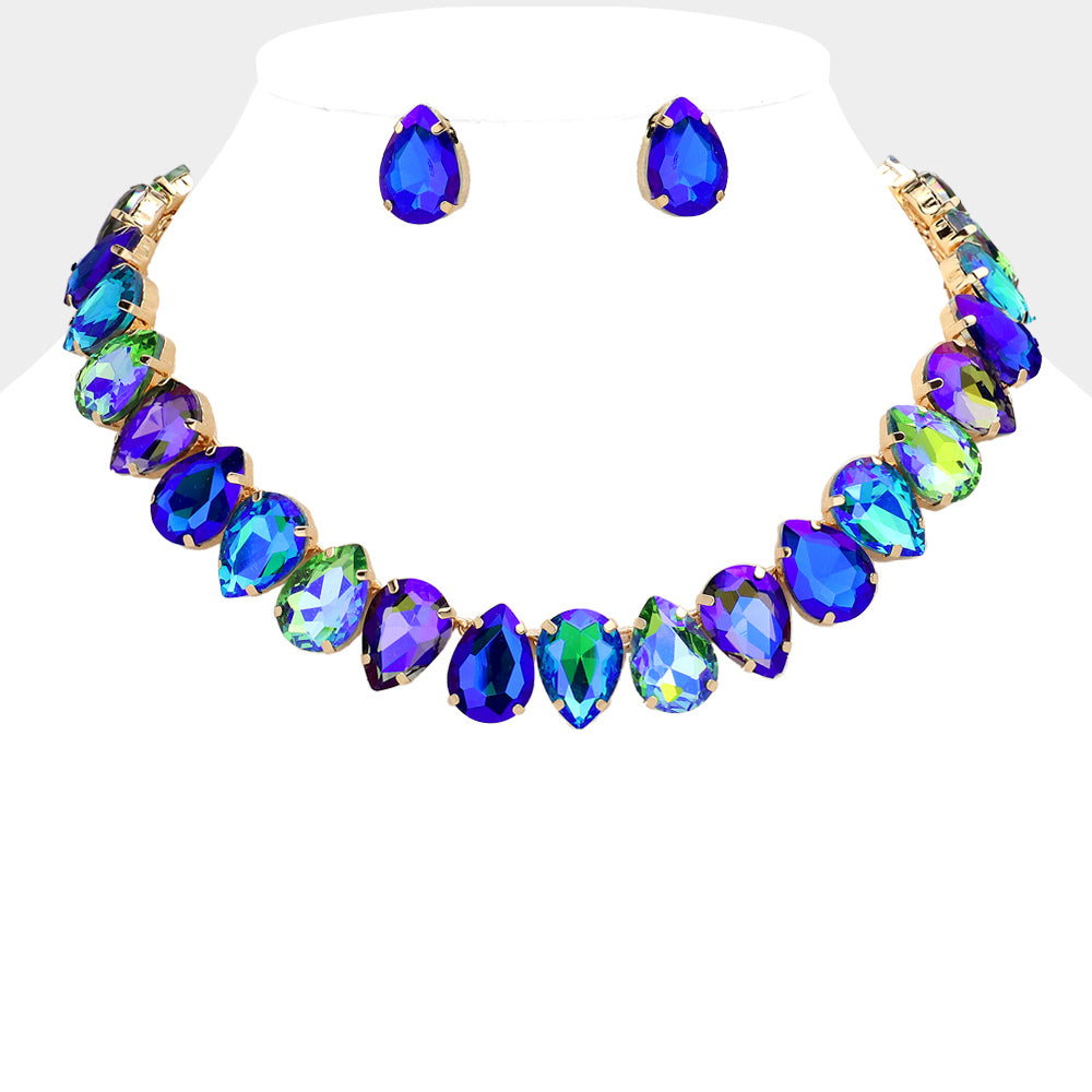 Necklace Sets  Sapphire & Royal Blue | L&M Bling - lmbling