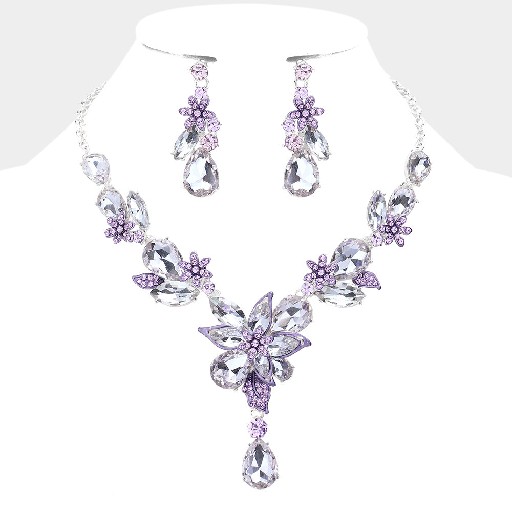 Breathtaking Brilliance Purple Necklace - Jewelry by Bretta