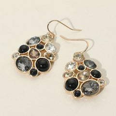 [BLACKMUSE] ソンミ着用☆glam glam circle post Earrings cosmic-mist-dangle-earrings.