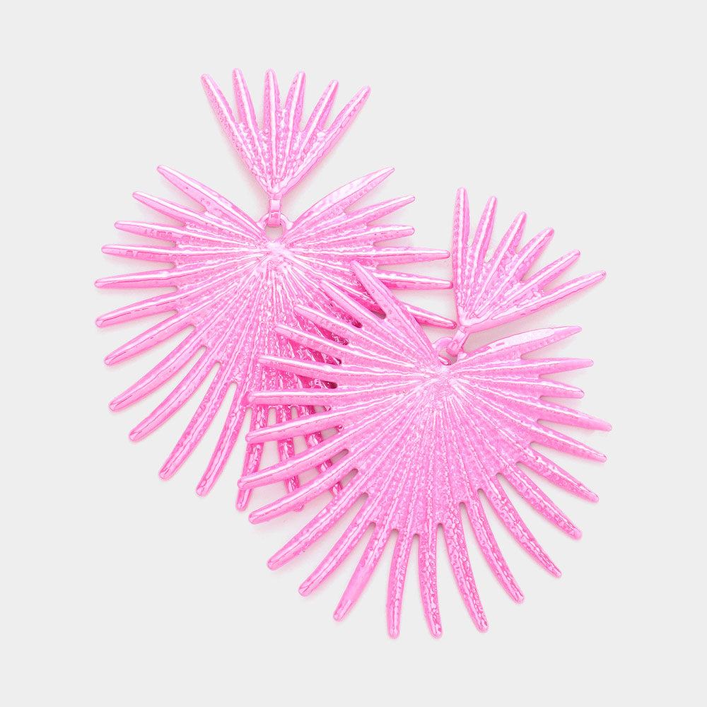 Pink Abstract Fun Fashion Earrings | Runway Earrings | Outfit of Choice