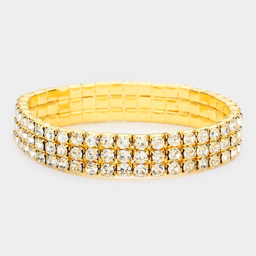 Gold Multi Row Bracelet | 140773