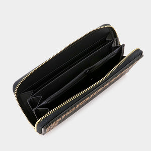 Inside of Bling Queen Crown Zipper Wallet