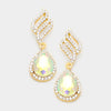 AB Pageant Earrings for Young Girls on Gold | 347162