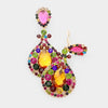 Multi Color Chandelier Earrings | Clip On | 418357