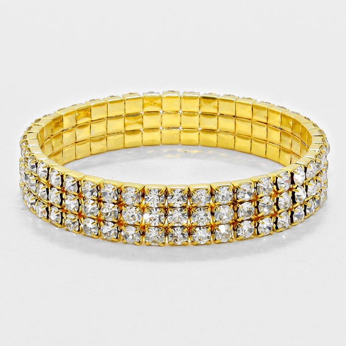 Gold Multi Row Bracelet | 140773