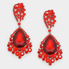 Red Teardrop Earrings | 309041