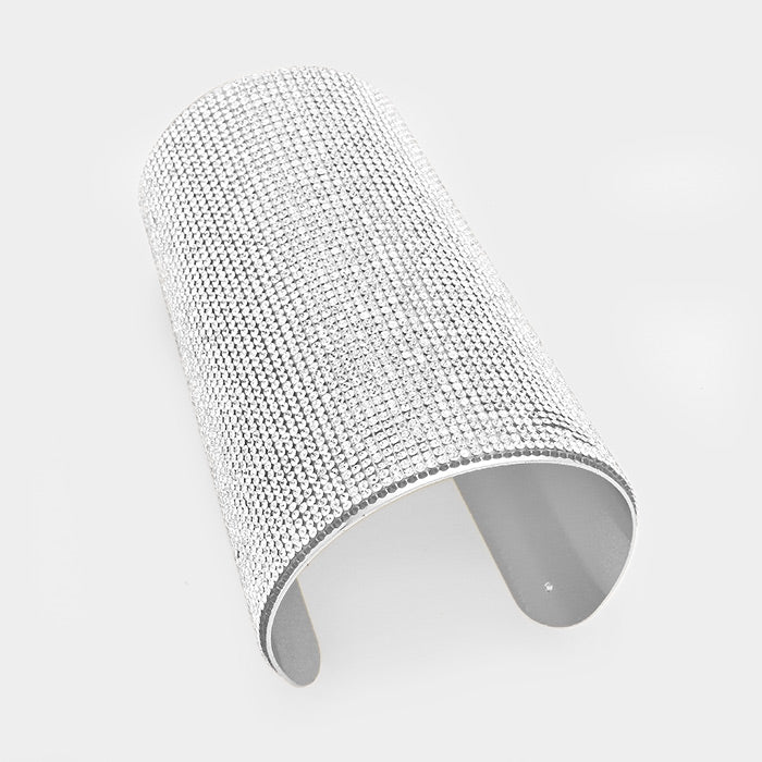 Wide Rhinestone Cuff Bracelet | 361353