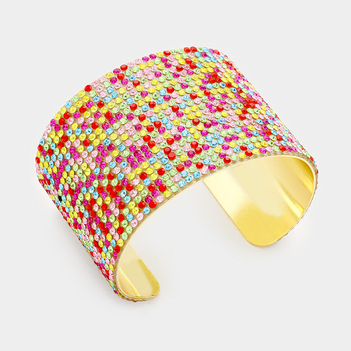 Multi Colored Cuff Bracelet | 350029