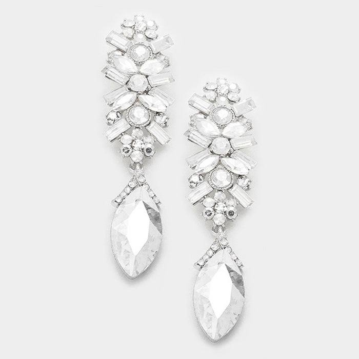 Marquise Crystal Earrings | 323758
