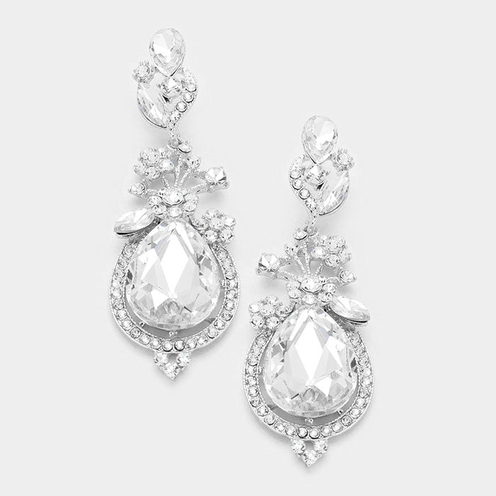 Crystal Teardrop Vine Earrings | 339783