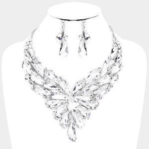Geometric Crystal Cluster Pageantu00a0Necklace | 411588