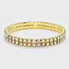 Gold Multi Row Bracelet | 140425