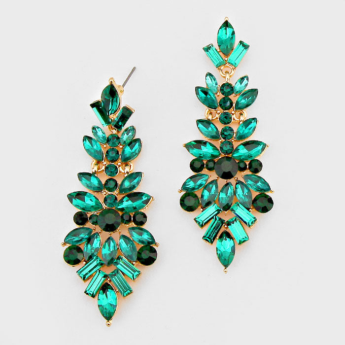 Emerald Pageant Earrings | 280771
