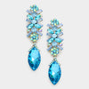 Aqua Marquise Crystal Earrings | 341067