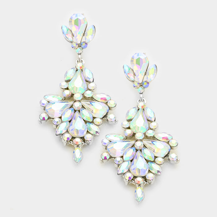 AB Crystal Chandelier Earrings | 337011