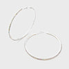 AB Crystal Hoop Earrings | 3" | 254061
