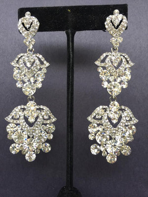 Crystal Chandelier Earrings | Lauren | 183392