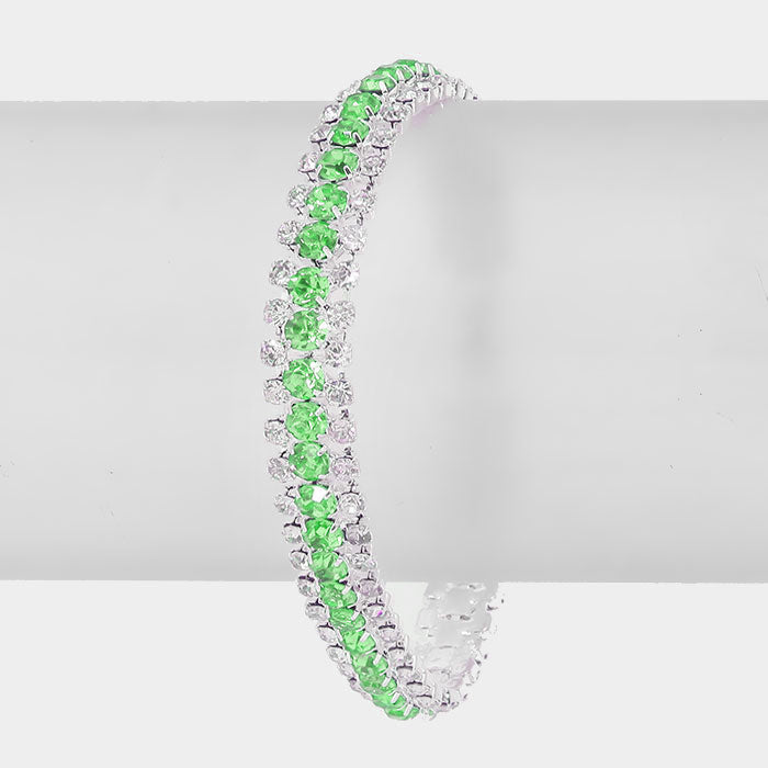 Light Green Crystal Bracelet | 297554