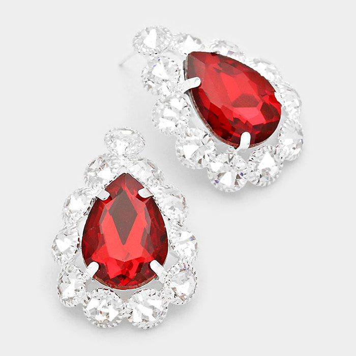 Red Stud Earrings | 294504