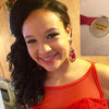 Large Red Earrings | Chunky Pageant Earrings | H202-7