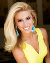 Aqua Chandelier Earrings | Pageant Chunky Earrings | H202-7
