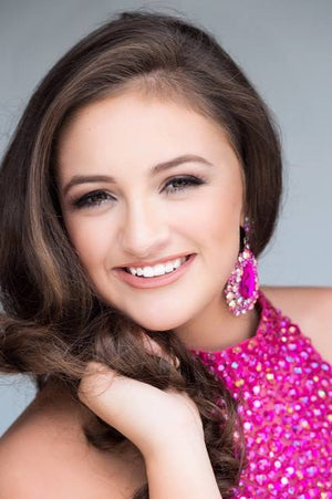 Hot Pink Earrings | Fuchsia Earrings | Pageant Chunky Earrings | H202-7