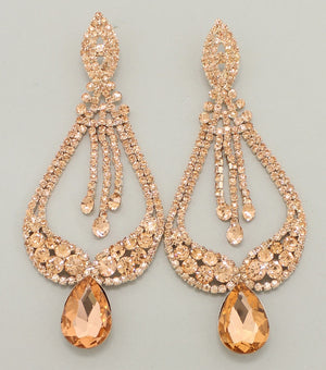 Peach Pageant Earrings | "Miss America" | 243235