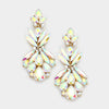 AB Crystal Floral Dangle Earrings | 237575