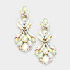 AB Crystal Floral Dangle Earrings | 237575