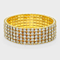 Gold Multi Row Bracelet | 154120