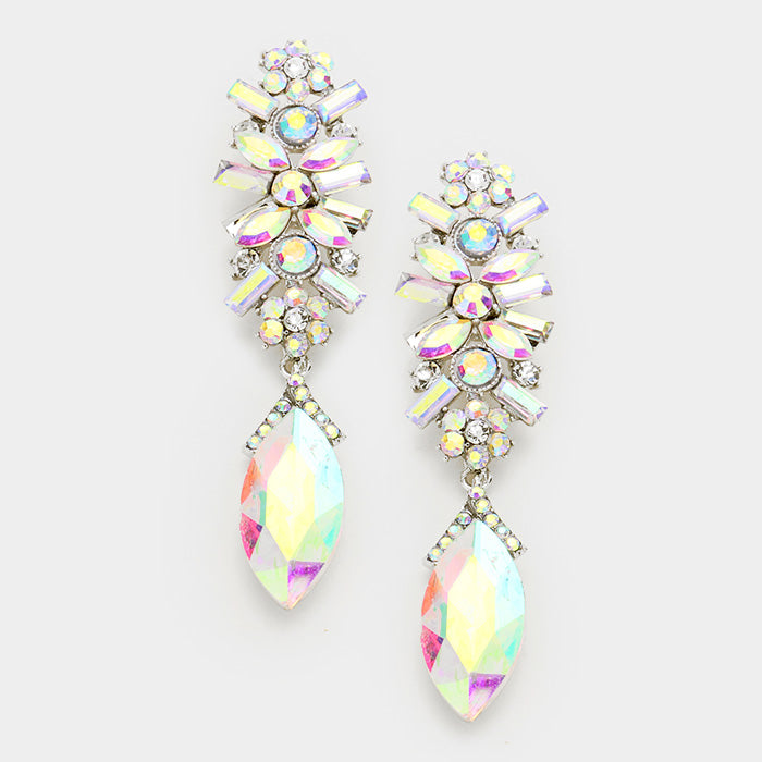 AB Marquise Crystal Earrings | 341066