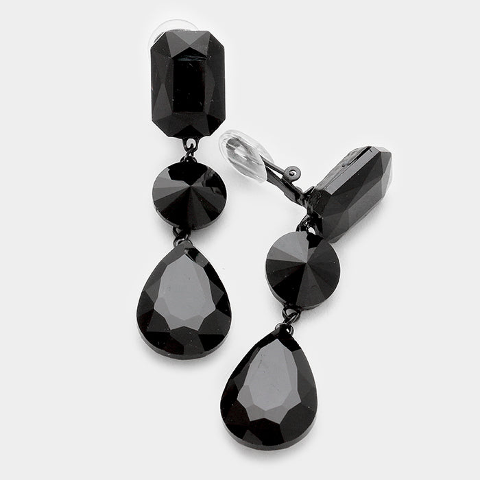 Giani Bernini Crystal Pave Soccer Ball Stud Earrings in Black