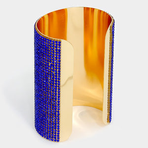 Sapphire or Royal Blue Cuff Bracelet