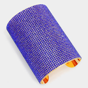 Sapphire or Royal Blue Cuff Bracelet