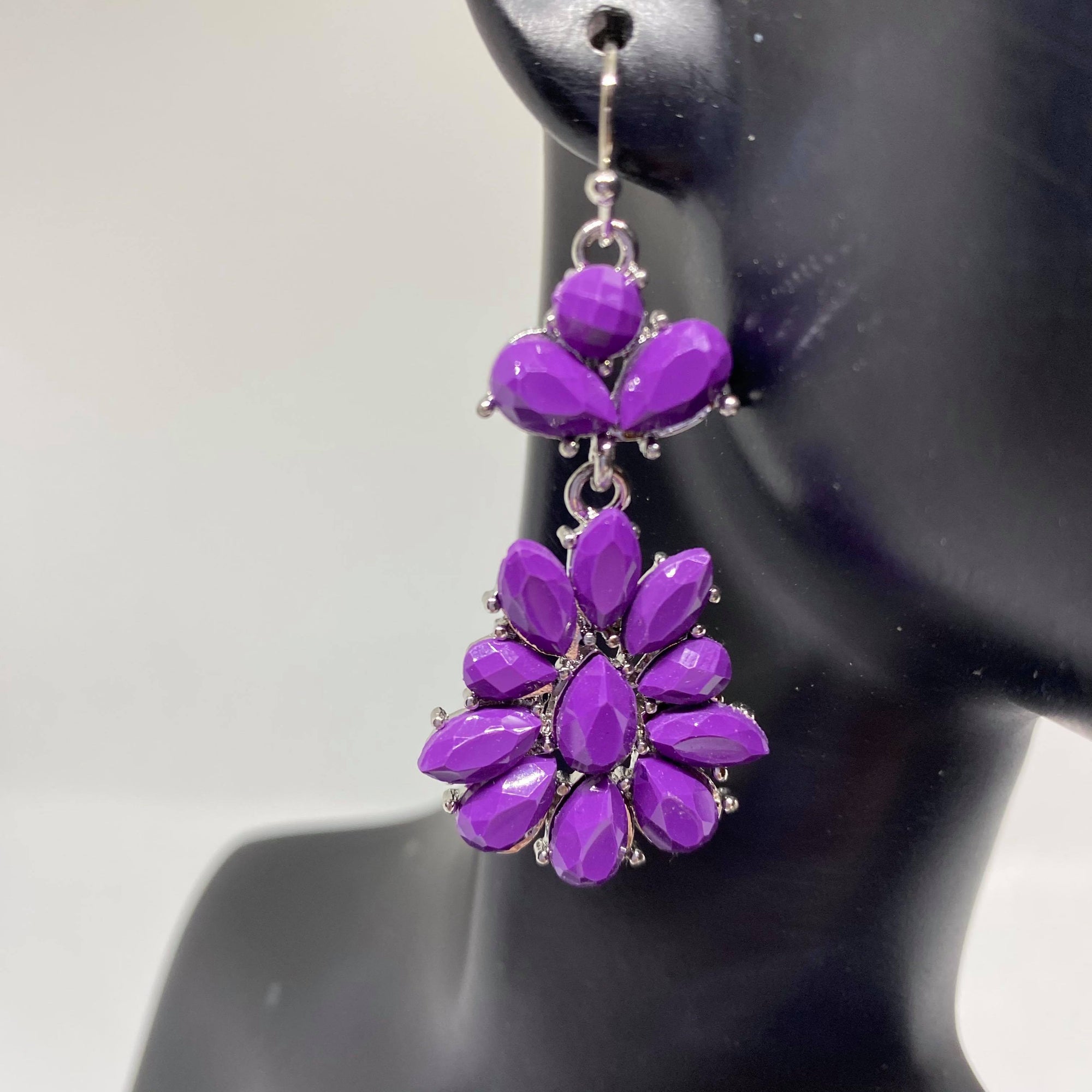 Small Fun Fashion Purple Earrings