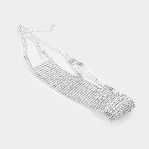 Crystal Rhinestone Choker Necklace | 343335