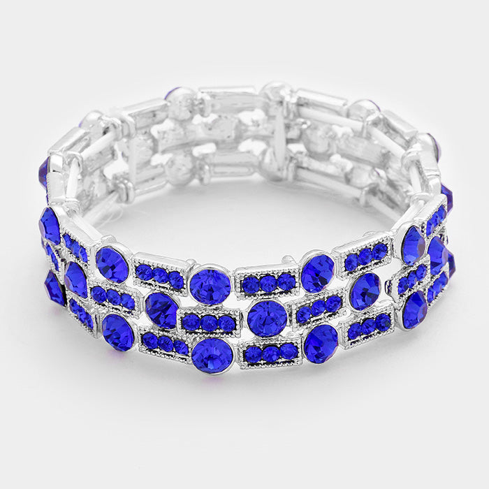 Royal blue clearance crystal bracelet