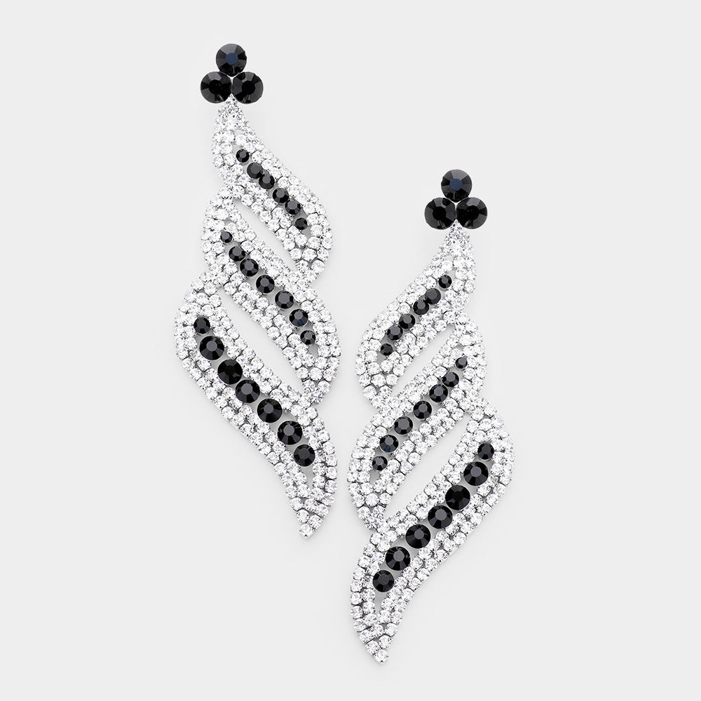 Details more than 236 black statement earrings latest