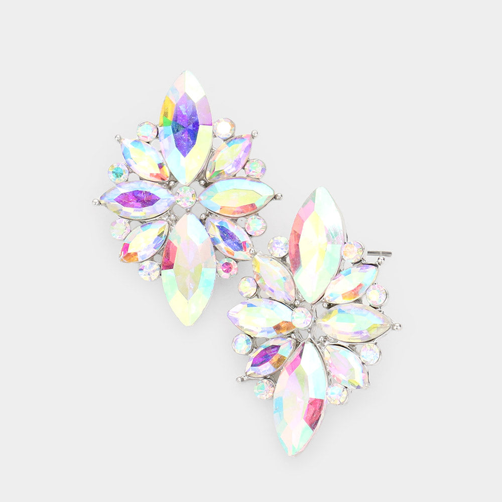 Ab clearance stone earrings