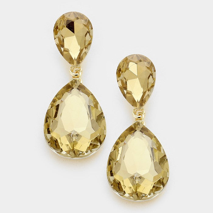 Gold Teardrop Earrings