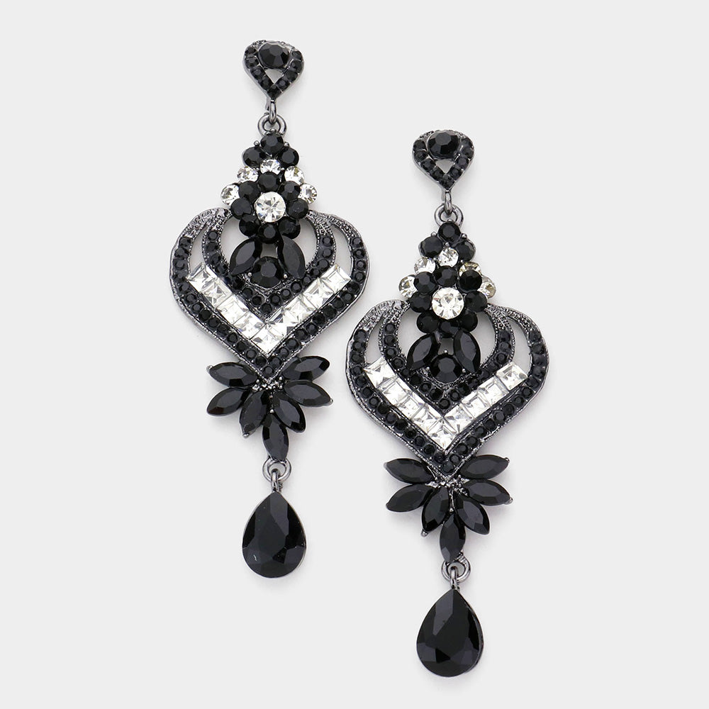 kate spade- Bright Ideas- Triple Stone Drop Earrings- Jet (Black)- NWT- $68  | eBay