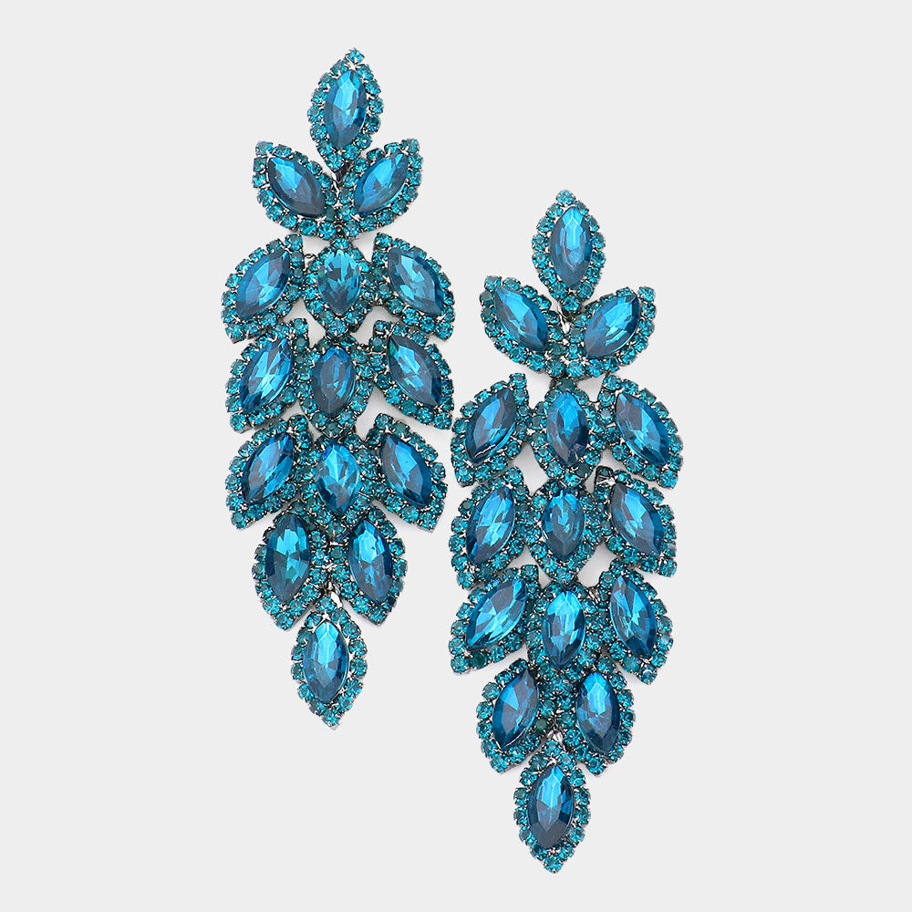 Turquoise best sale pageant earrings
