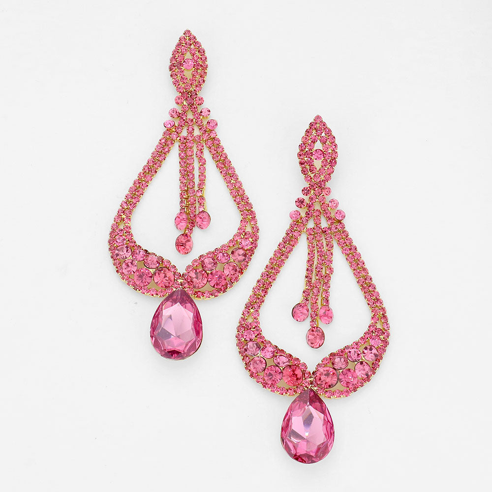 Pink Pageant Earrings | "Miss America"