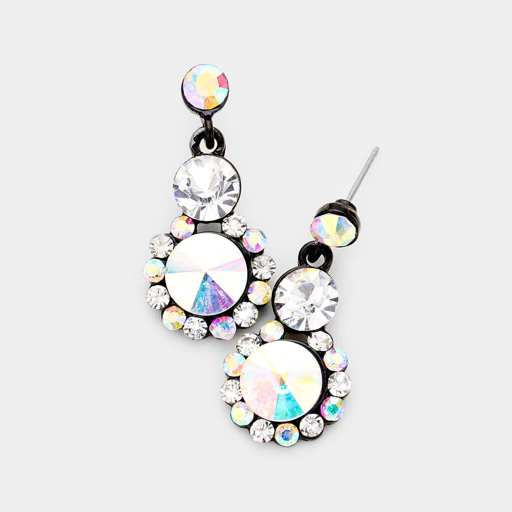 Little Girls AB on Black Earrings