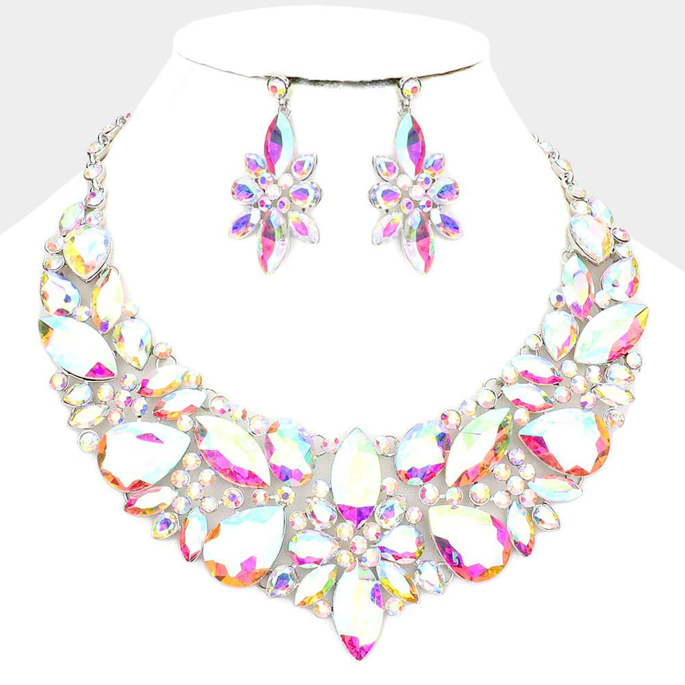 Ab crystal shop necklace