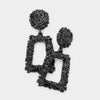 Black Metal Fun Fashion Knocker Earrings | Fun Fashion Earrings 