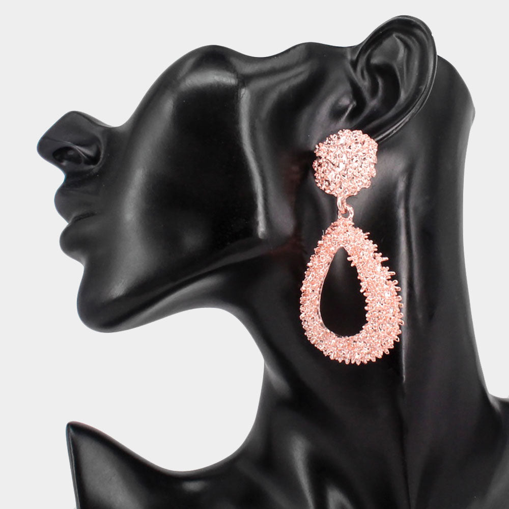 Rose gold fashion earrings online